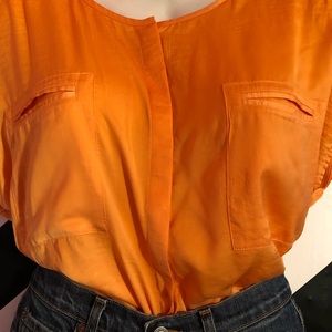 Chicos Tangerine Sleeveless Blouse